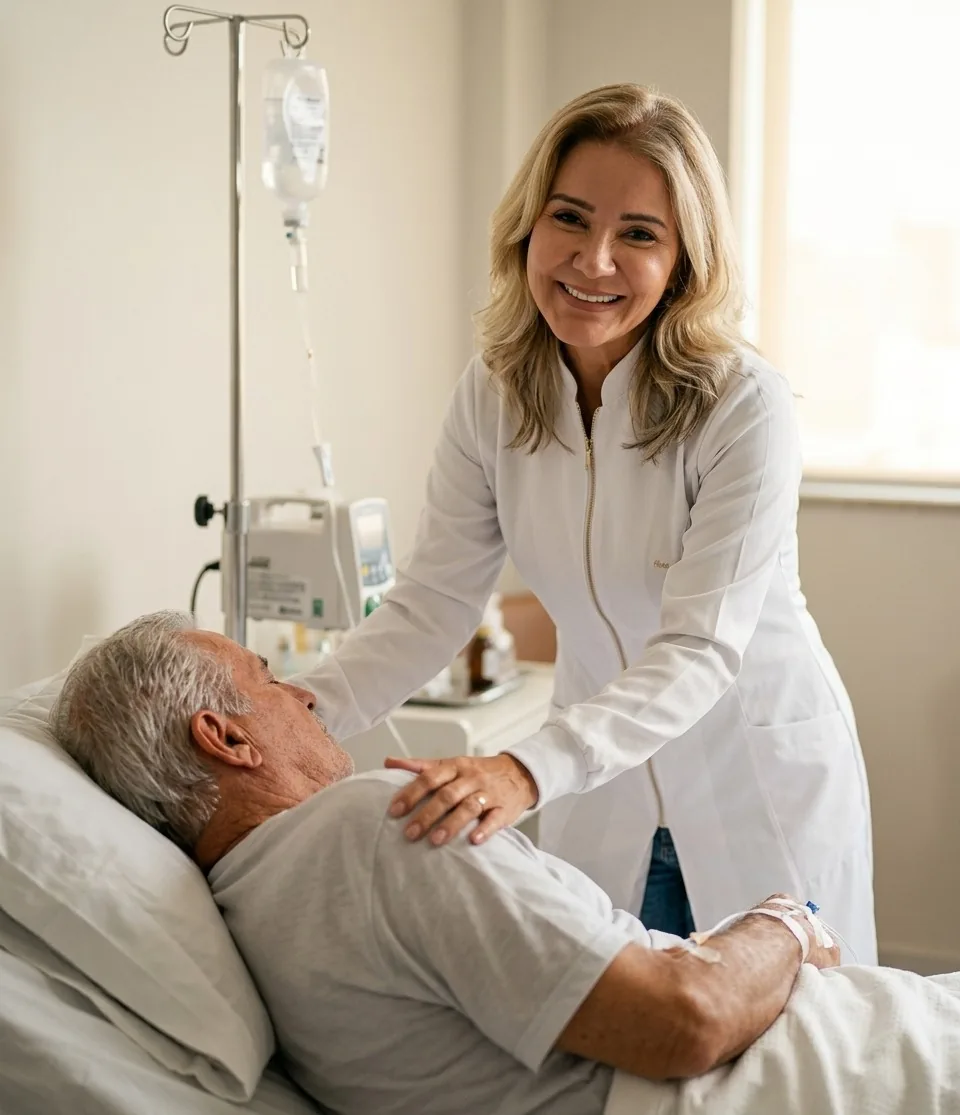 Atendimento home care da Marcelle